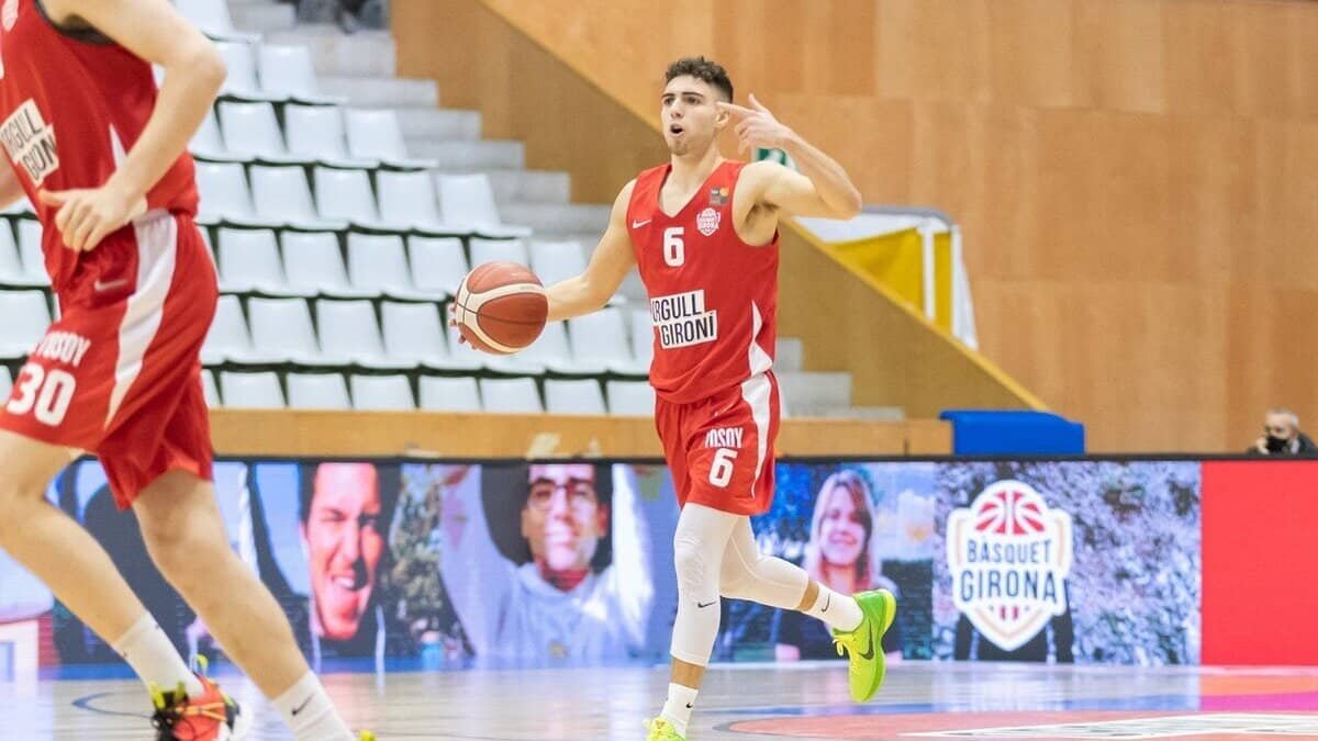 Dani Garcia, jugador de baloncesto de Manresa de La Liga Endesa