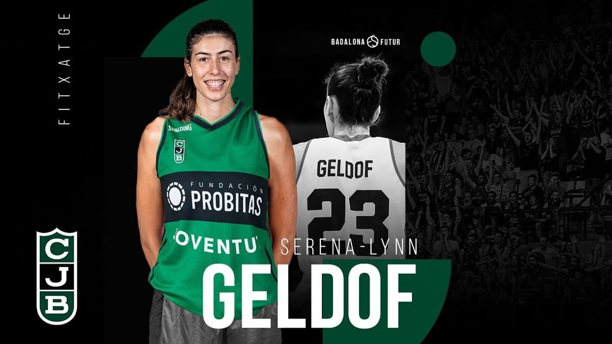 Serena Geldof, jugadora de baloncesto del Joventut de Badalona en Liga Femenina Endesa
