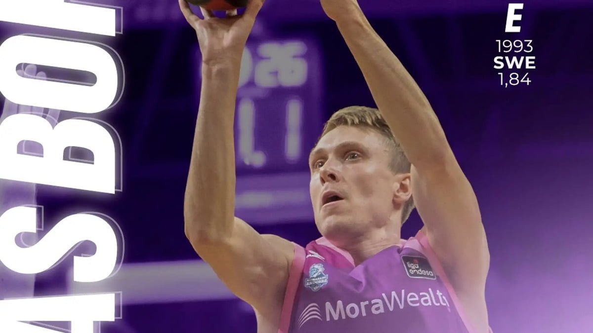 Tobias Borg, jugador de baloncesto del Zunder Palencia de Primera FEB