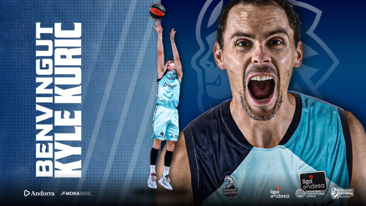 Kyle Kuric, jugador de baloncesto del Morabanc Andorra de Liga Endesa