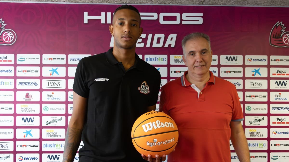 Michael Caicedo, jugador de baloncesto de Hiopos Lleida, Liga Endesa