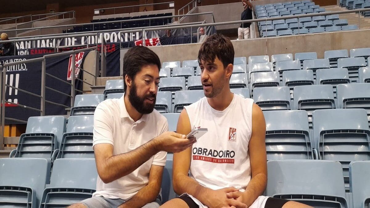 Entrevista a Tomeu Rigo, jugador de baloncesto del Obradoiro de Primera FEB