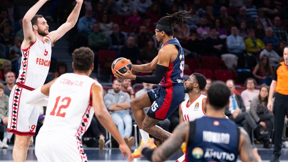 Baskonia se desploma ante el Mónaco tras un partido desastroso (75-87)