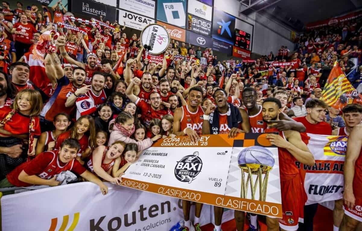 BAXI Manresa, equipo de la Liga Endesa, clasificado para la Copa