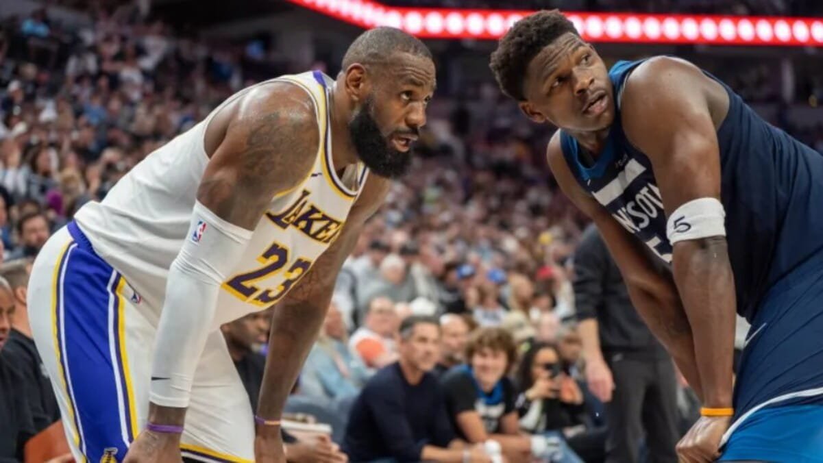 Playoffs NBA: Lakers - Timberwolves - Lebron James - Anthony Edwards