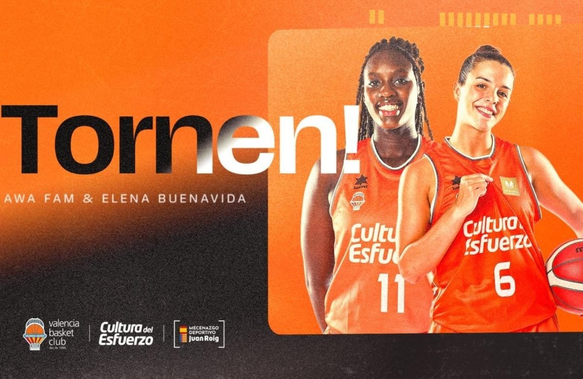 Awa Fam Elena Buenavida LF Endesa Valencia Basket