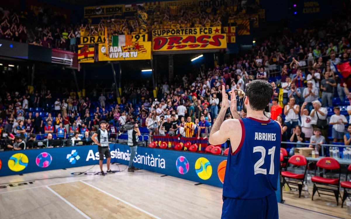Alex Abrines jugador de baloncesto del barça en liga endesa