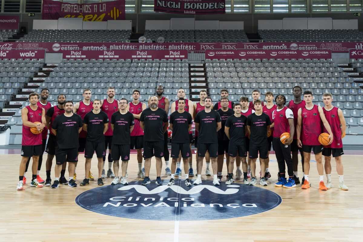 foto oficial del equipo de baloncesto Hiopos Lleida