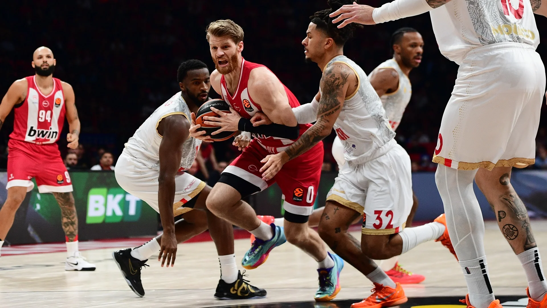 Mónaco Basket sorprende a Olympiacos en El Pireo (87-92)