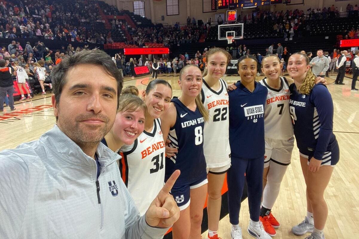 Oregon State supera a Utah State en un duelo muy especial para el baloncesto español (71-52)