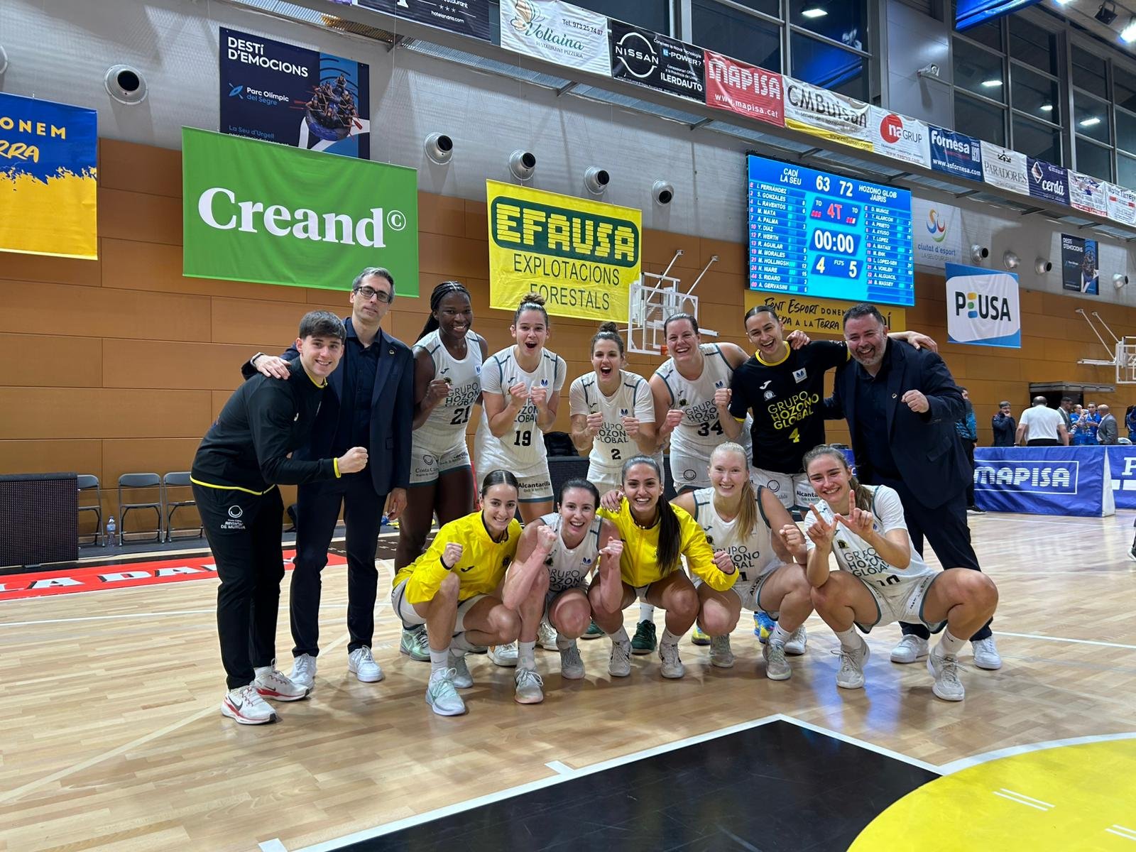 El Hozono Global Jairis conquista la quinta victoria liguera (63-72)