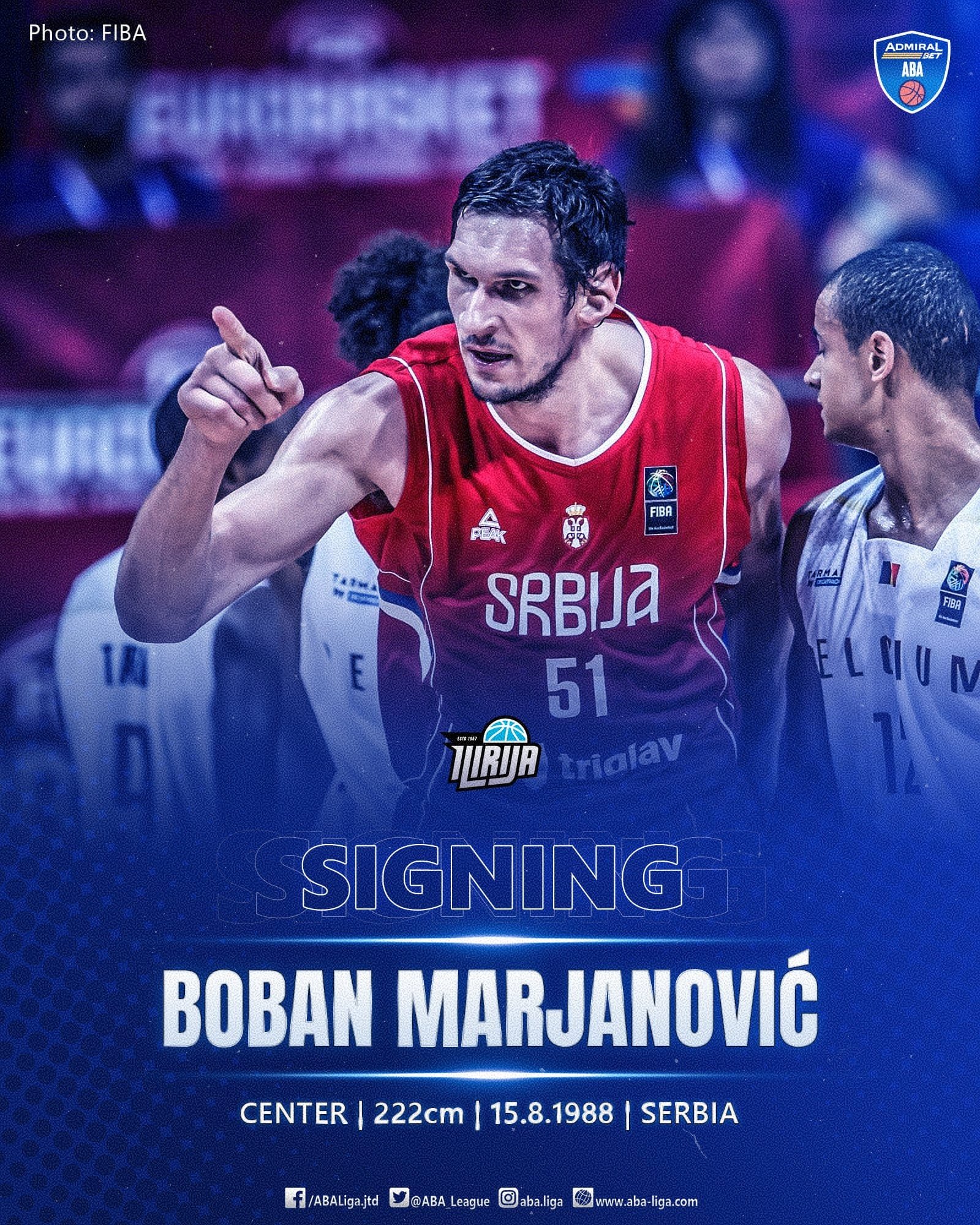 Boban Marjanovic regresa a Europa con KK Perspectiva Ilirija