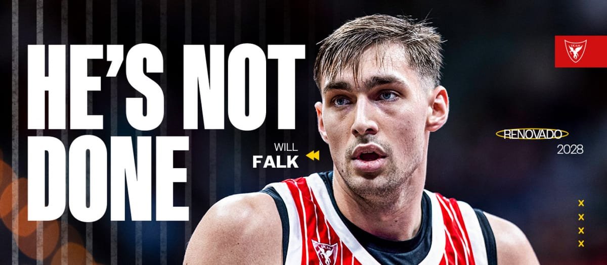 Will Falk renueva con el UCAM Murcia hasta 2028