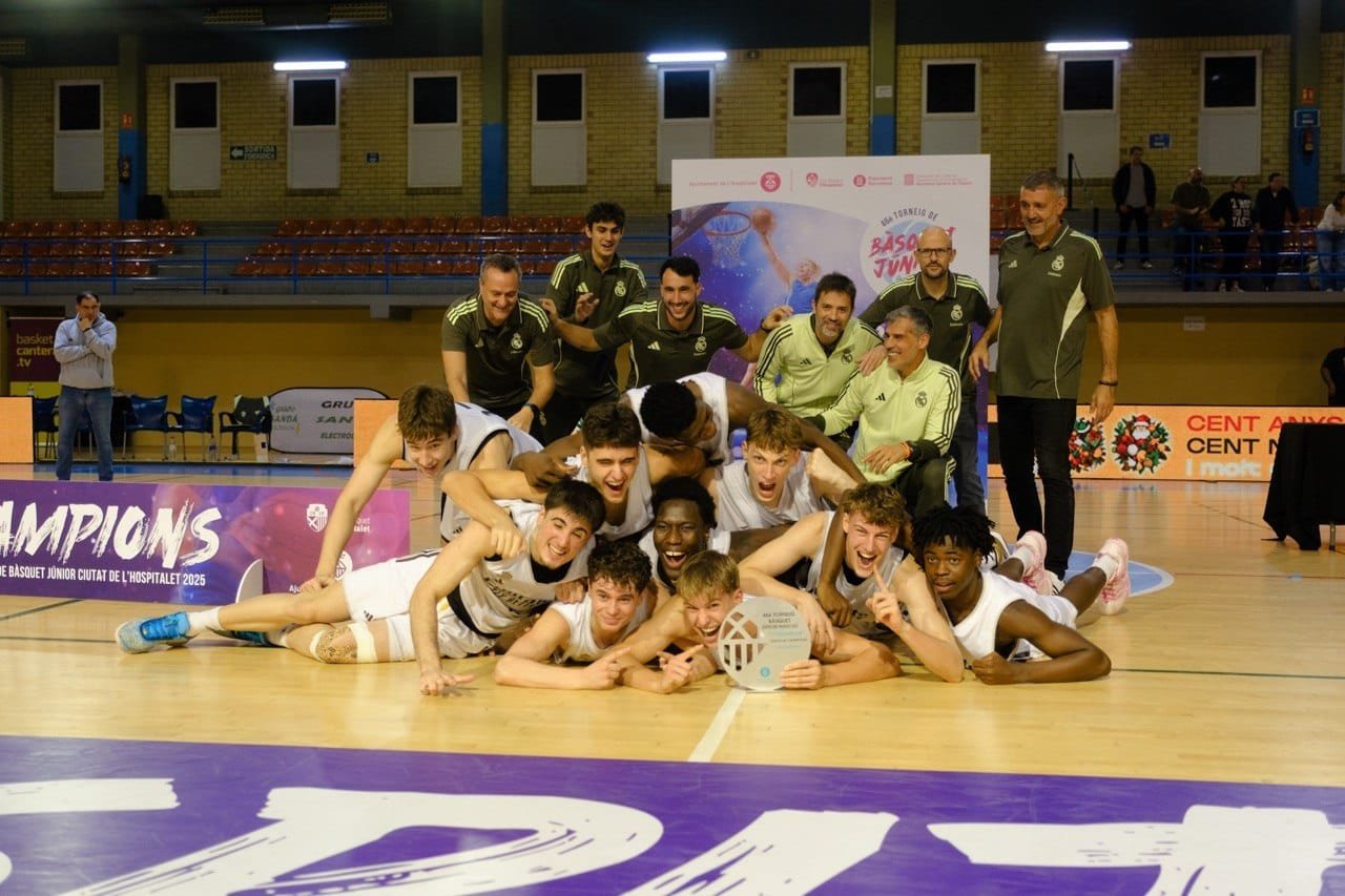 Real Madrid campeón del Torneo junior de Hospitalet (92-82)