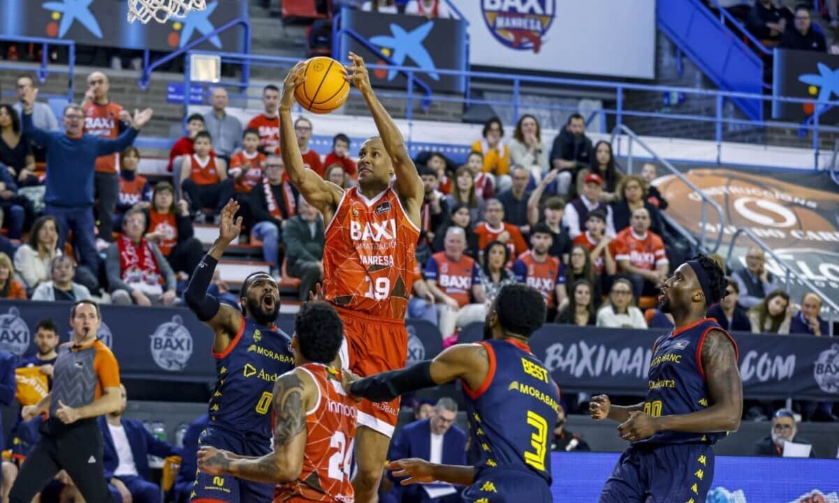 Obasohan conduce a BAXI Manresa al triunfo trabajado ante Morabanc Andorra (91-84)