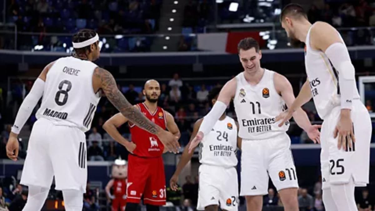 El Real Madrid no da opción a Olimpia Milano (106-77)