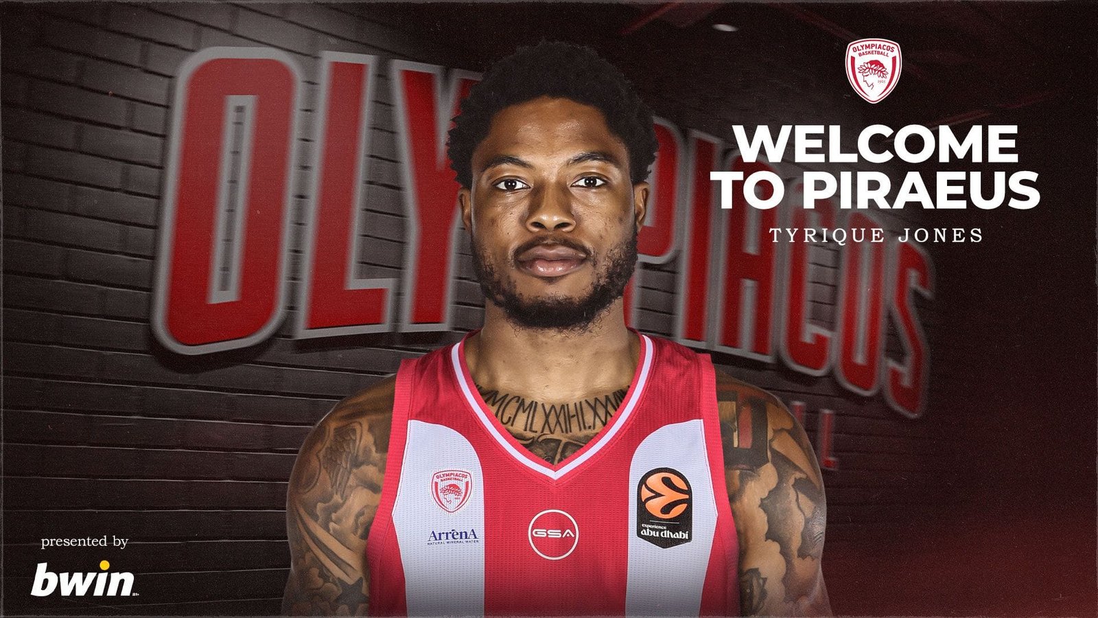 Olympiacos potencia el juego interior con Tyrique Jones