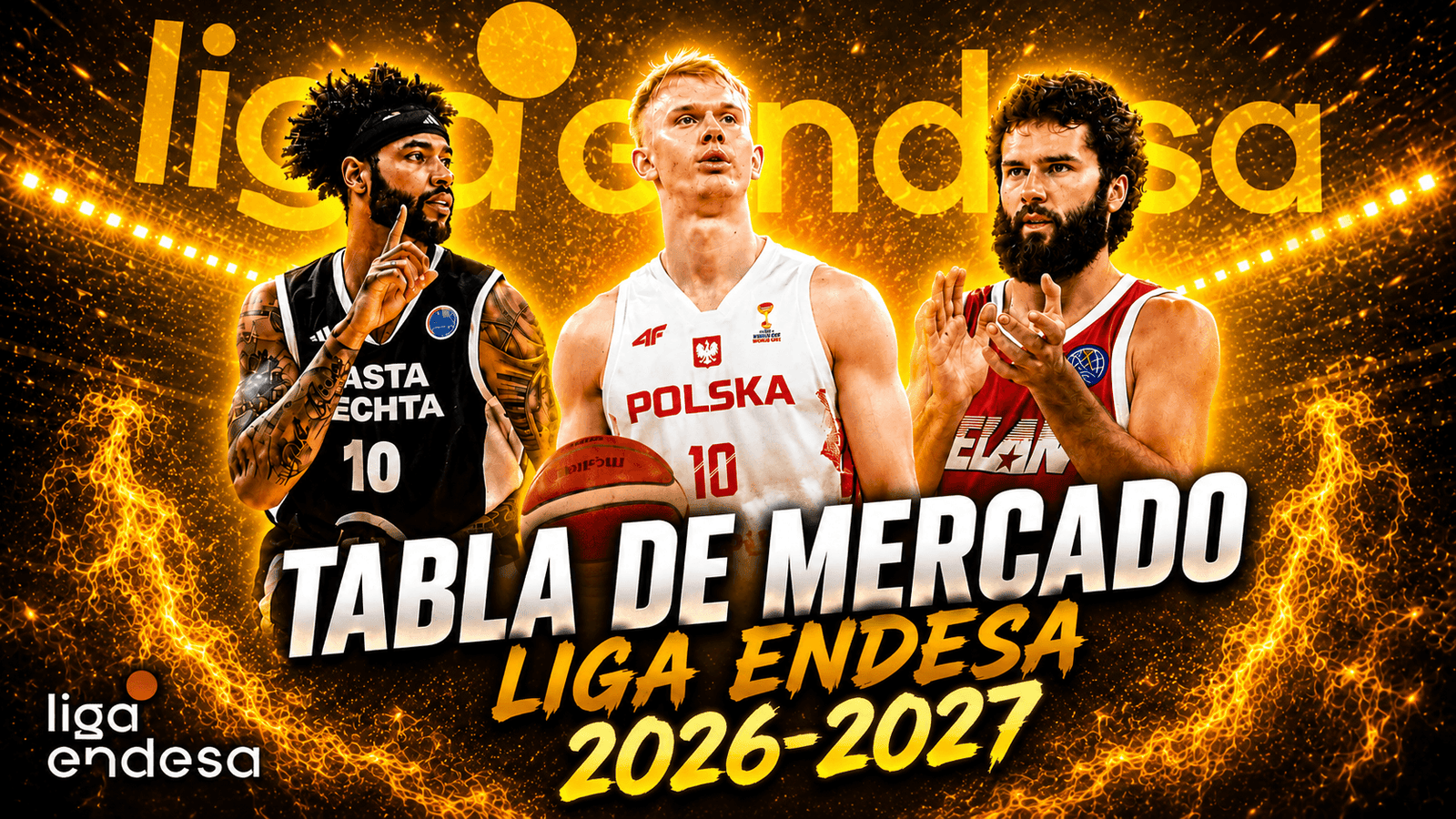 Tabla de mercado | Liga Endesa. Temporada 2026-27