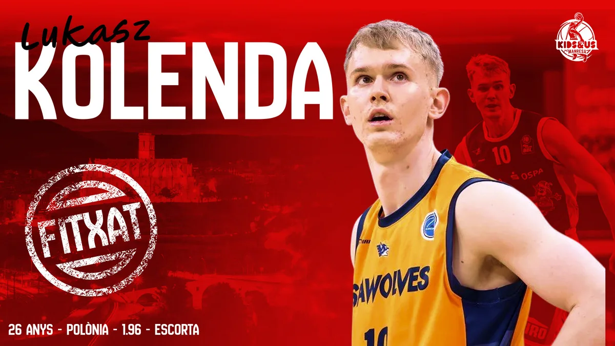 El Kids&Us Manresa incorpora a Lukasz Kolenda