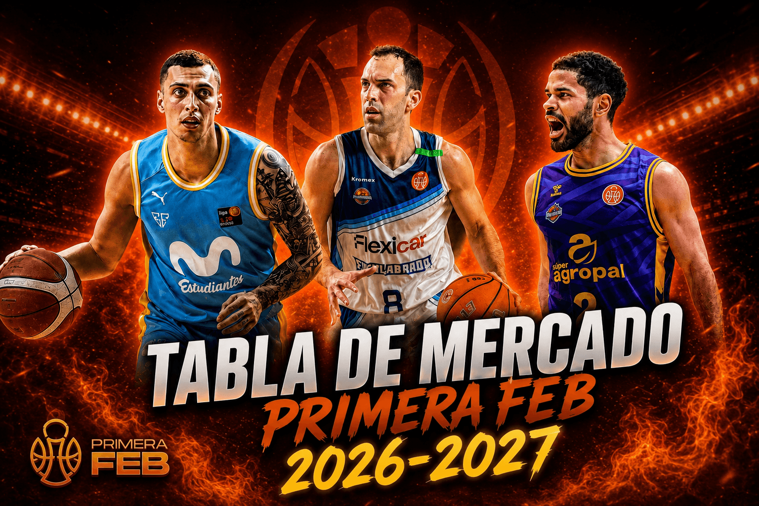 Tabla de mercado | Primera FEB 2026-2027