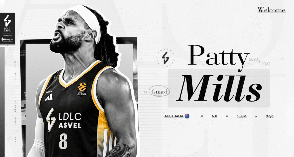 Patty Mills debutará en Euroleague con Asvel Villeurbanne