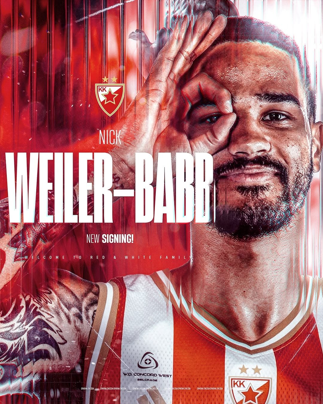 Estrella Roja incorpora defensa: Llega Nick Weiler-Babb