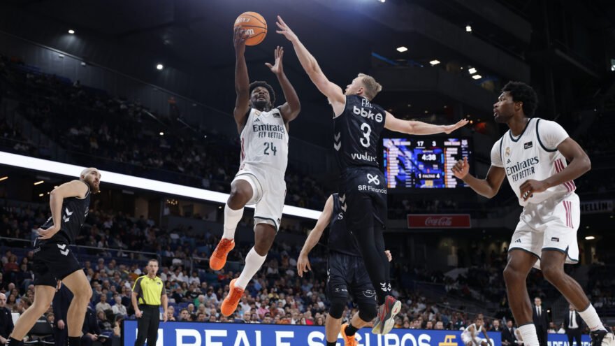 Real Madrid Baloncesto pasa el rodillo ante Bilbao Basket (119-84)